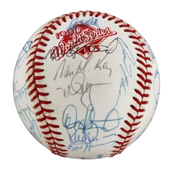 1990 Oakland Athletics Team Signed World Series Baseball (PSA/DNA)